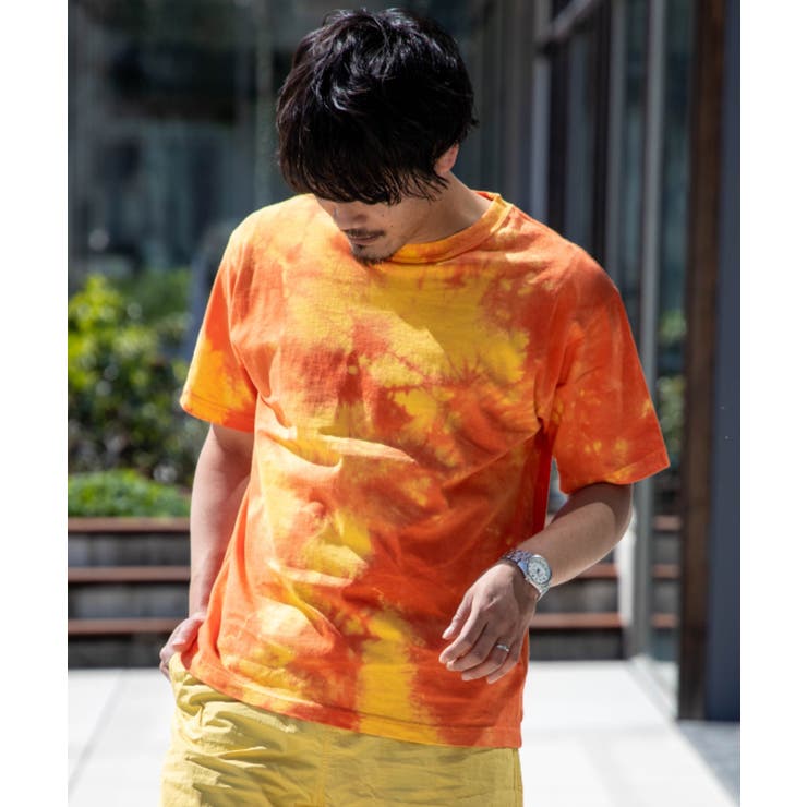 Nylaus select タイダイ染 クルーネック 半袖Tシャツ 春 夏  服[品番：NYLM0000305]｜Nylaus（ナイラス）のメンズファッション通販｜SHOPLIST（ショップリスト）