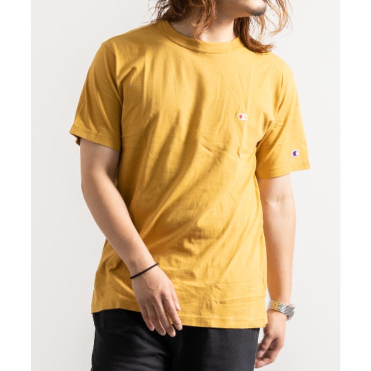 Champion C3-P300 ワンポイント クルーネック 半袖 Tシャツ[品番