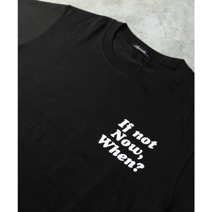 RUSS・K sizeM 重ね着風長袖Tシャツ BLACK - Tシャツ