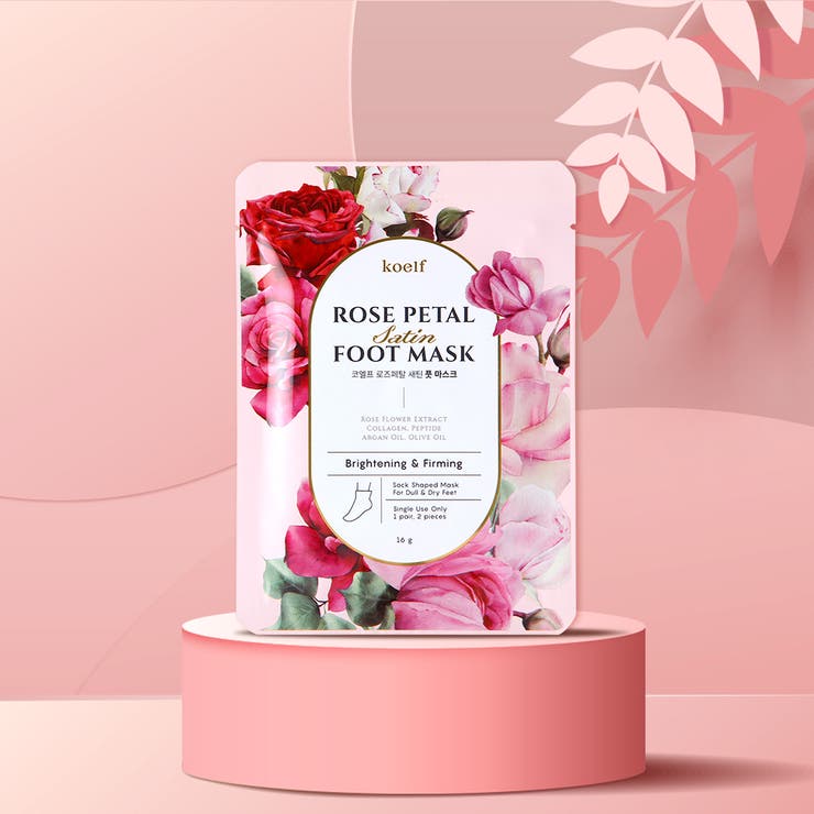 コエルフ ローズペタル サテン フットマスク16g(2p) 韓国コスメ 韓国 | OFF BEAUTY | 詳細画像1 