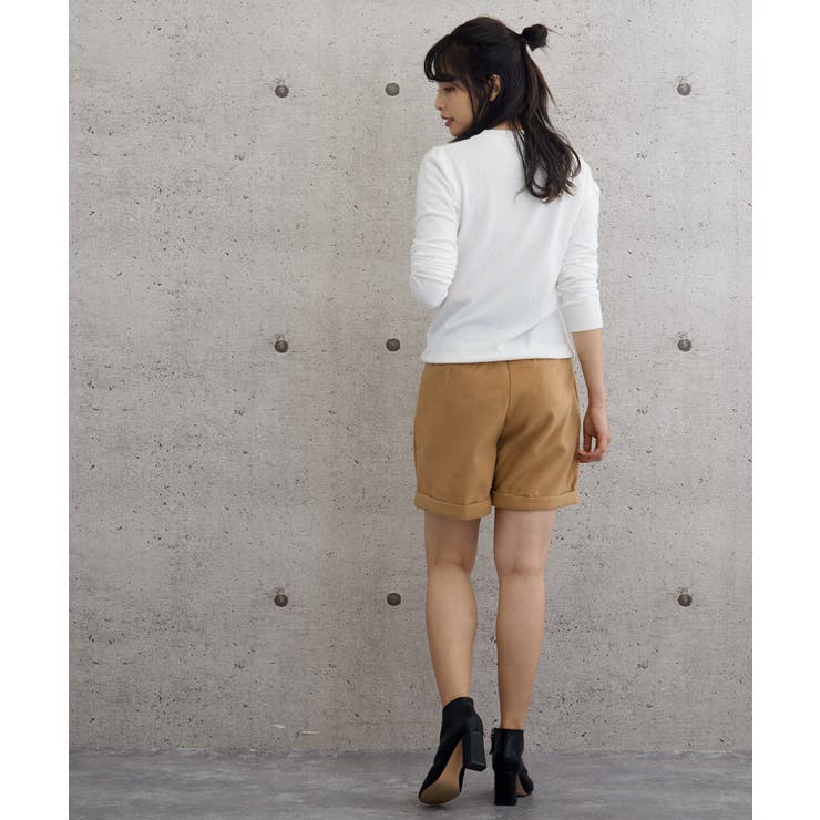 ジャガードリブショートパンツ ウエストゴムリブショートパンツ | ファッション通販サイト NUGU