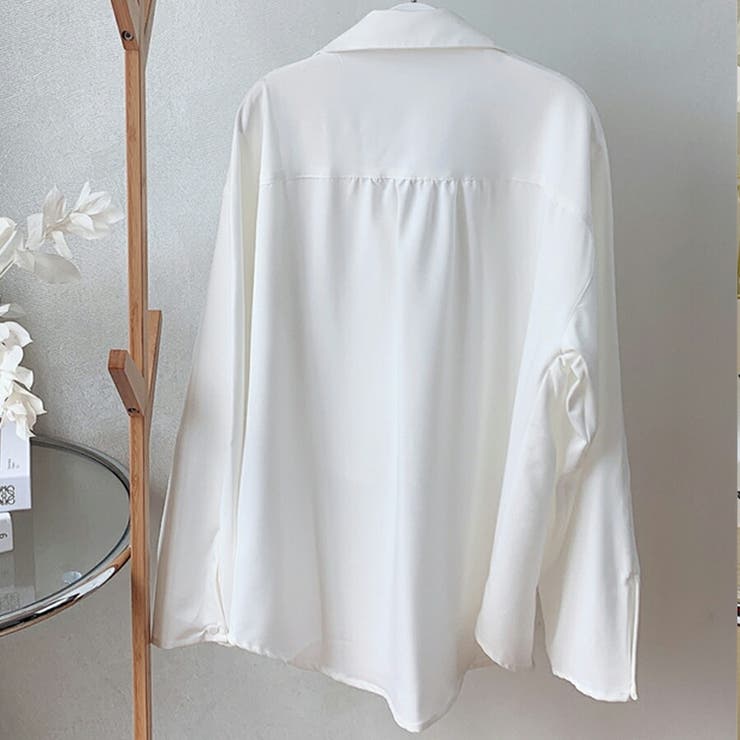 フロントタックシャツ シンプル 重ね着[品番：XL000002063