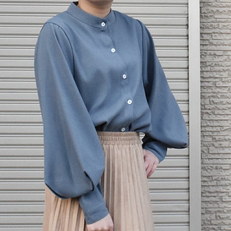 スタンドカラーシャツ ブラウス オシャレ 品番 Xl Slender スレンダー のレディース ファッション通販 Shoplist ショップリスト