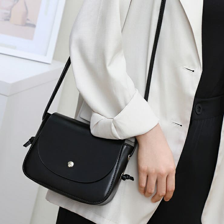 お値下げ☆レトラ☆ミニスタイル/ショルダー 付☆Black✖️White ミニショルダーバッグ レディース 斜めがけ 合皮ショルダー