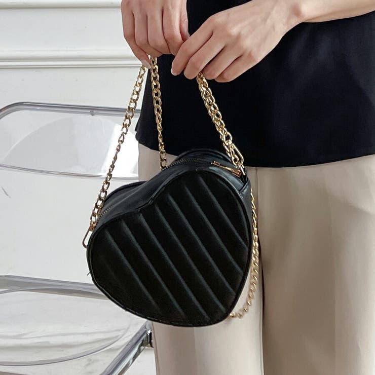 ハートキルティングチェーンバッグ ショルダーバッグ チェーンバッグ | SLENDER | 詳細画像3 