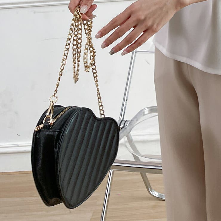 ハートキルティングチェーンバッグ ショルダーバッグ チェーンバッグ | SLENDER | 詳細画像4 