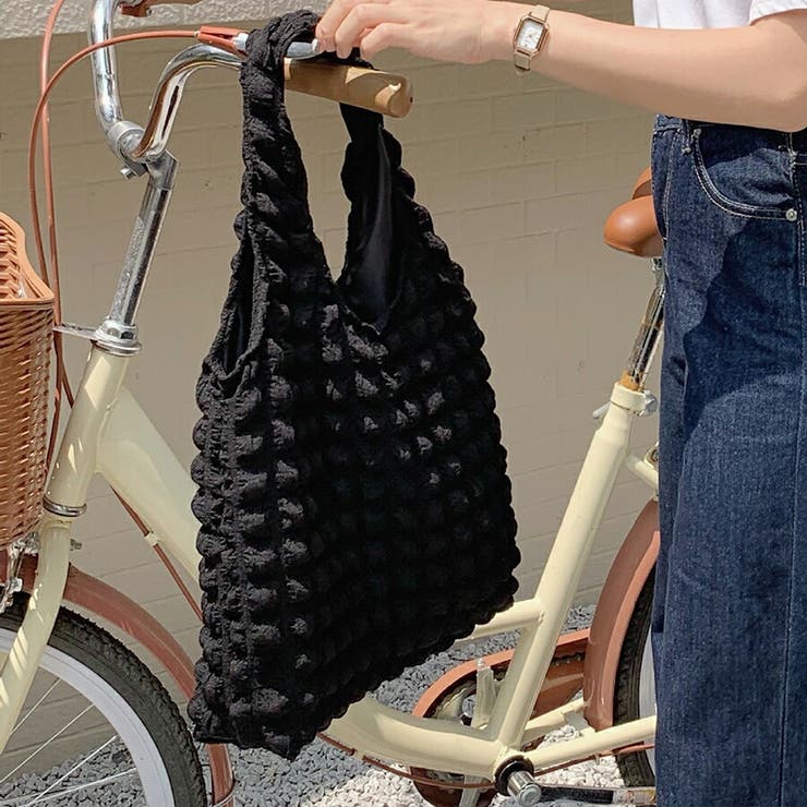 自転車用キルティングバッグ 堅く