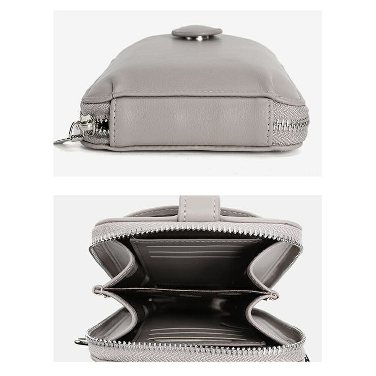 お財布スマホショルダー 無地 スマホケース | SLENDER | 詳細画像4 