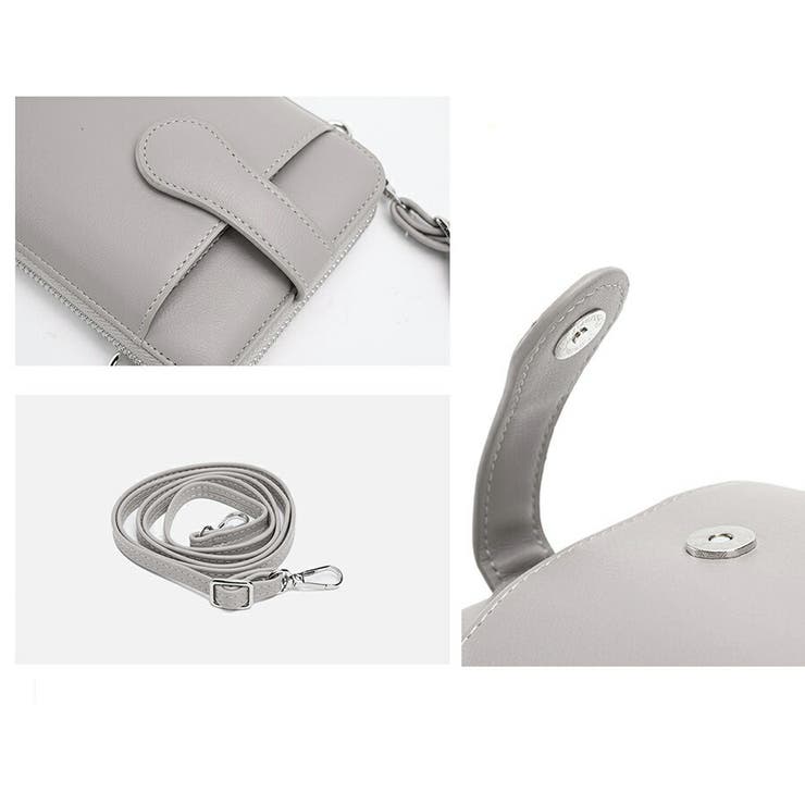 お財布スマホショルダー 無地 スマホケース | SLENDER | 詳細画像6 