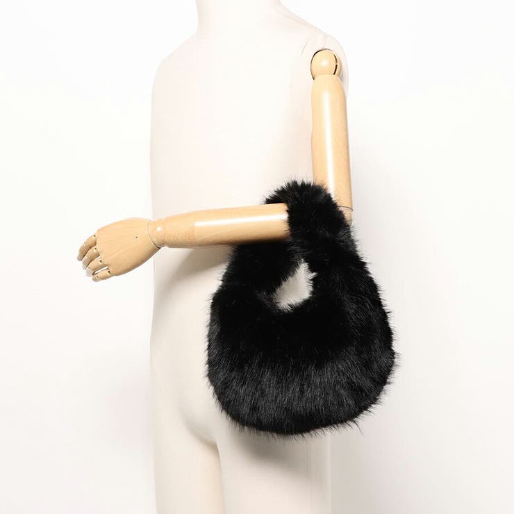 アニマルファー ハンドバッグ ふわふわ | SLENDER | 詳細画像6 