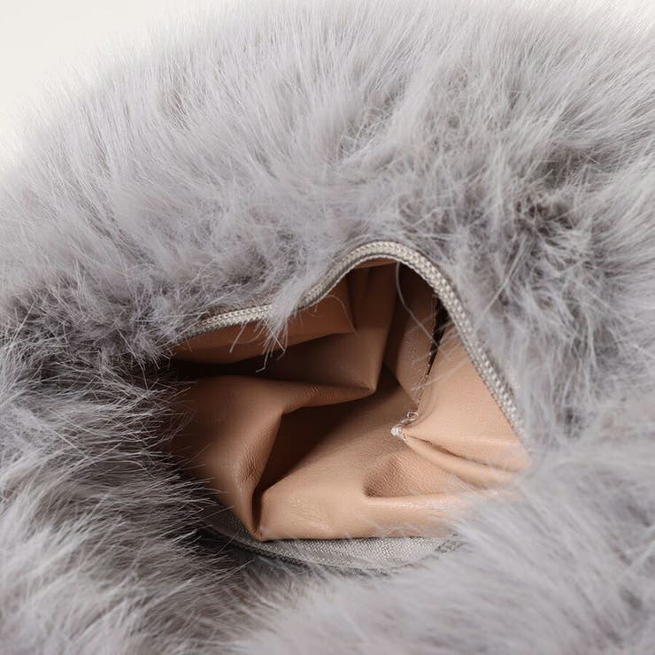 アニマルファー ハンドバッグ ふわふわ | SLENDER | 詳細画像9 