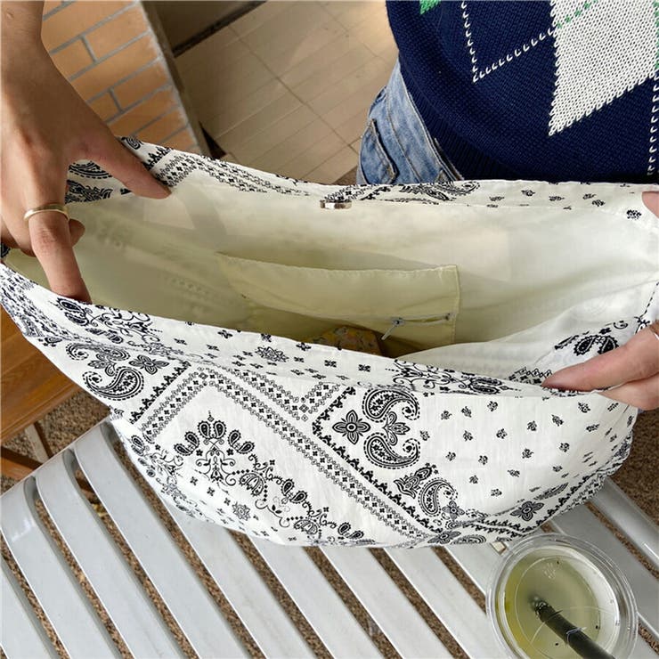 ペーズリー柄トートバッグ サブバッグ エコバッグ | SLENDER | 詳細画像3 