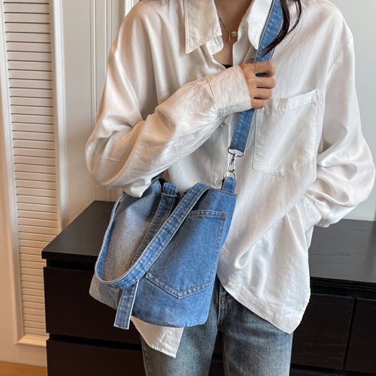 デニムキルトバック　リンカブル　新品　美品 デニムキルティングショルダー|バッグ|PIMENTÉ-ピモンテ