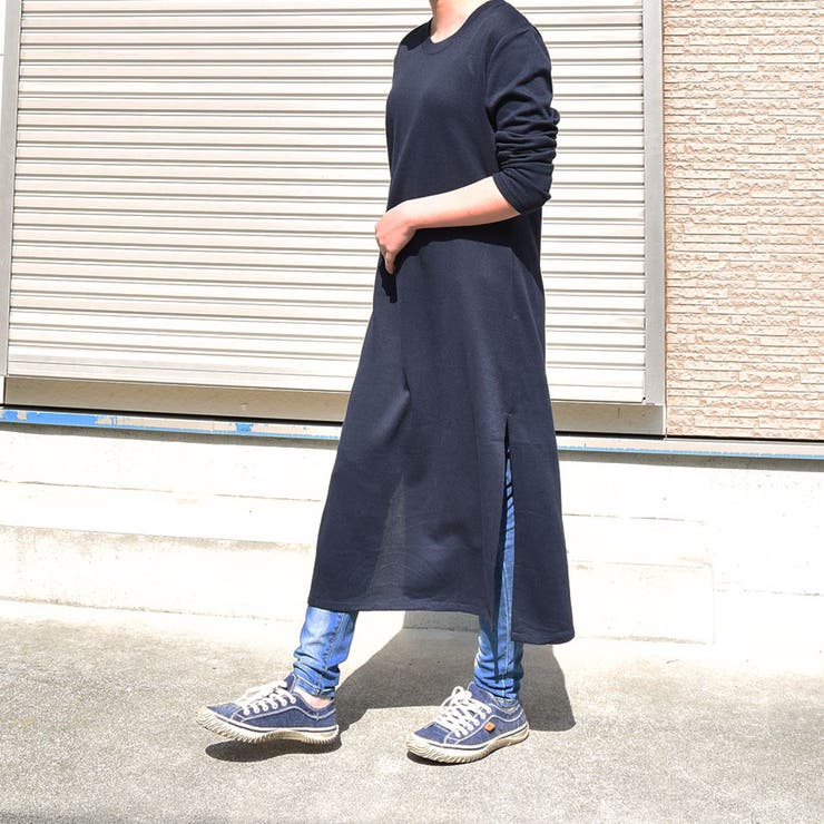 ニットソースリットワンピース ロング 春秋冬 品番 Xl Slender スレンダー のレディースファッション通販 Shoplist ショップリスト