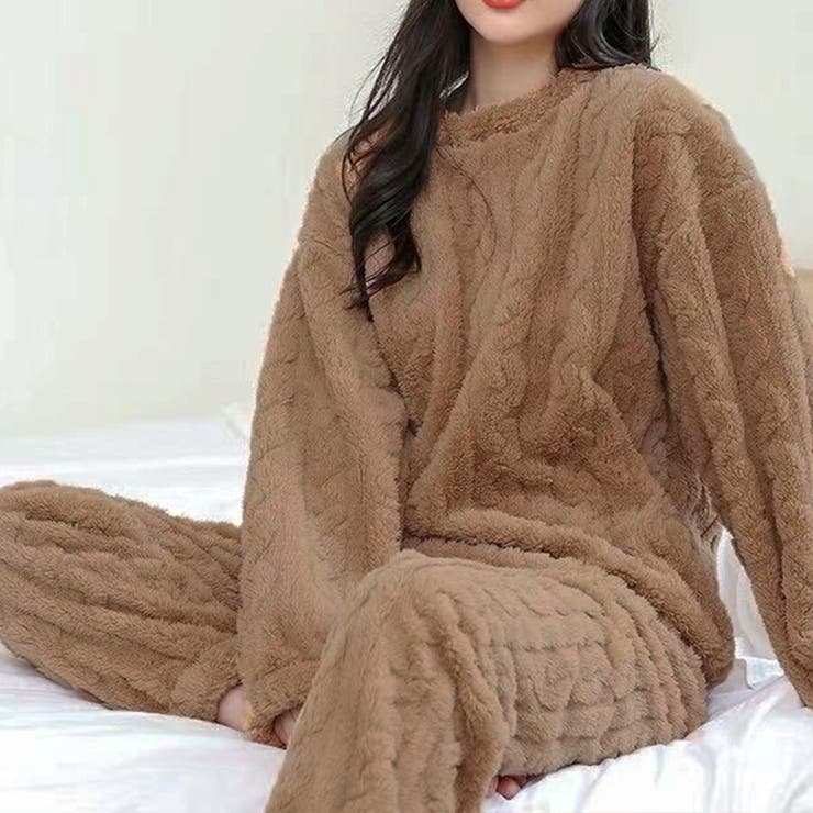 まるで着る毛布もこもこルームウェア 上下セット パンツ | SLENDER | 詳細画像7 