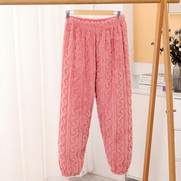 まるで着る毛布もこもこルームウェア 上下セット パンツ | SLENDER | 詳細画像10 