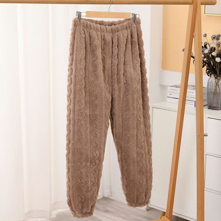 まるで着る毛布もこもこルームウェア 上下セット パンツ | SLENDER | 詳細画像11 