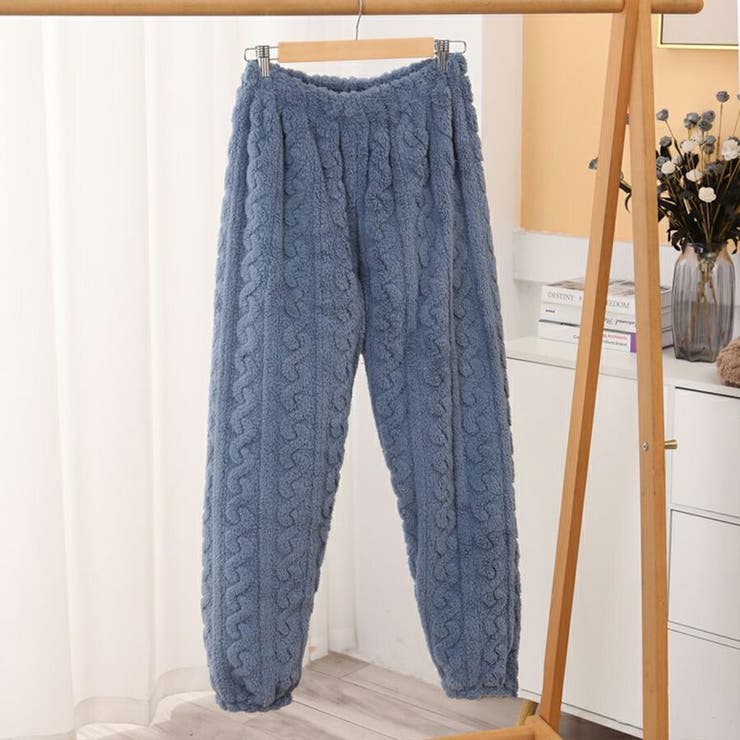 まるで着る毛布もこもこルームウェア 上下セット パンツ | SLENDER | 詳細画像13 