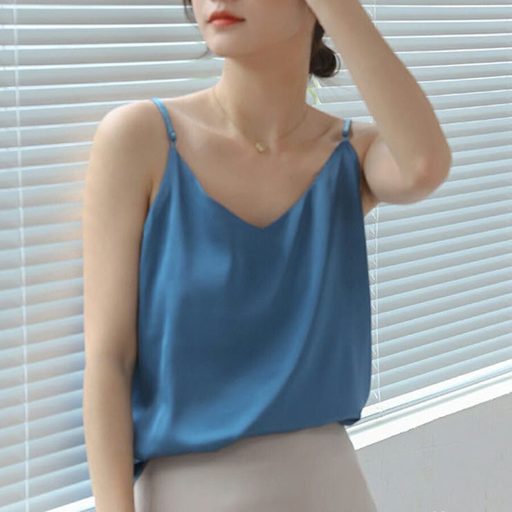 レア♡ シルクのプリントキャミソール レース付きシルクキャミソール シルクインナー サテンシルク