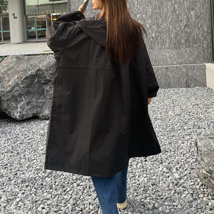 極美品 アイシービー 撥水 大きいサイズ44 ロングマウンテンパーカー