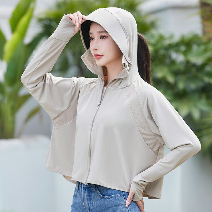 完売！レア！レディ rady UVカットパーカー M ホワイト 白 新品 - トップス