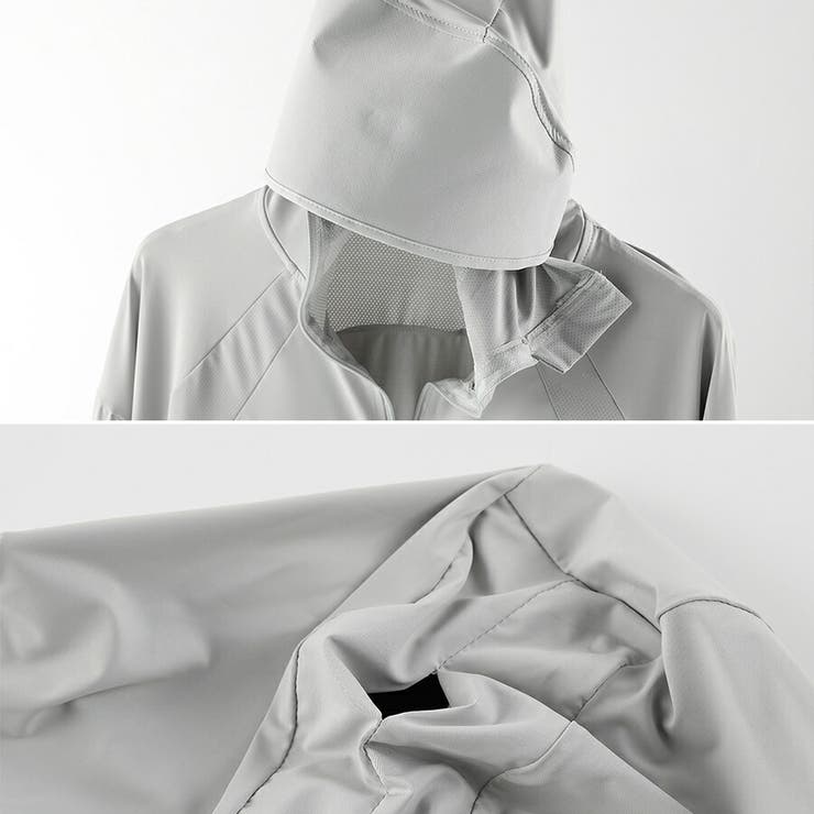 UPF50+ 冷感ツバ付きUVカットパーカー ラッシュガード[品番