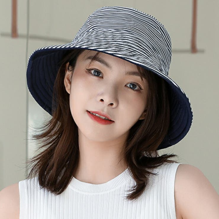 ボーダー軽量リバーシブル ハット アウトドア | SLENDER | 詳細画像4 