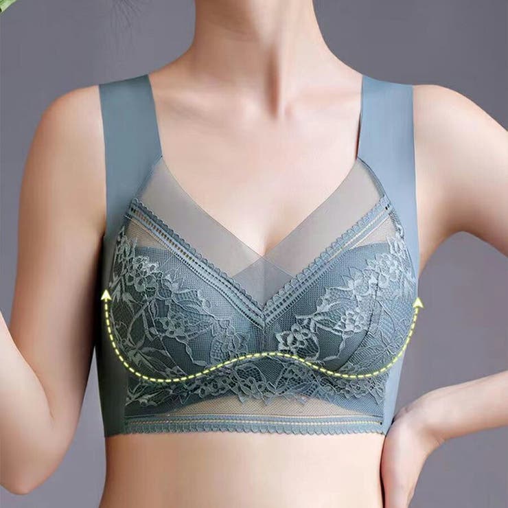 シームレスブラ ナイトブラ ノンワイヤーブラ 3L XXL ライトブルー グレー 楽天市場】大きいサイズ レディース インナー 下着 ブラジャー ノン