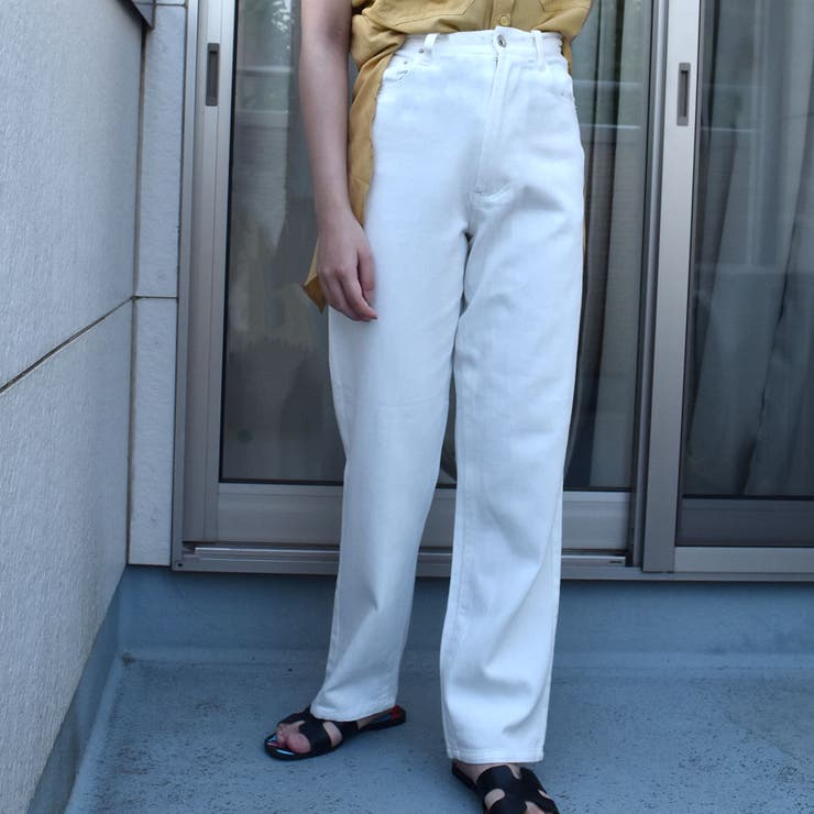 ストレートデニムパンツ ハイウエストデニムパンツ チノパンツ 品番 Xl Slender スレンダー のレディース ファッション通販 Shoplist ショップリスト