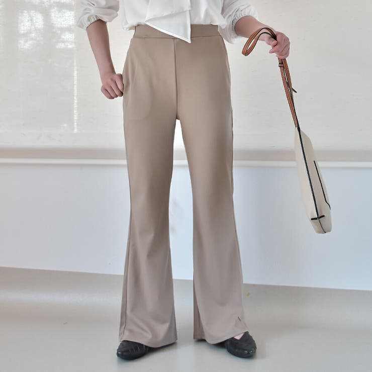 フレアパンツ ルームウェア ヨガ[品番：XL000002123]｜SLENDER
