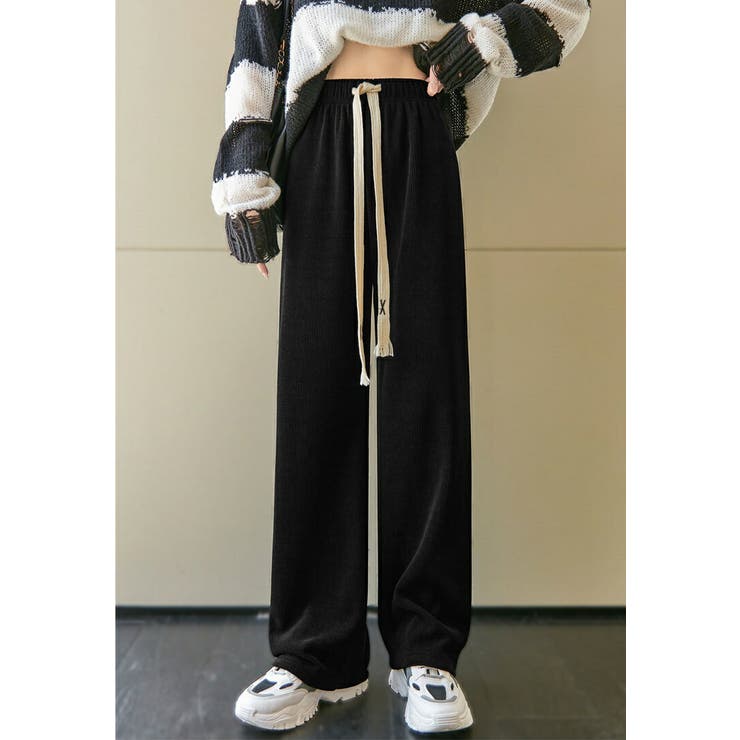 裏起毛パンツ カジュアル シンプル | SLENDER | 詳細画像11 