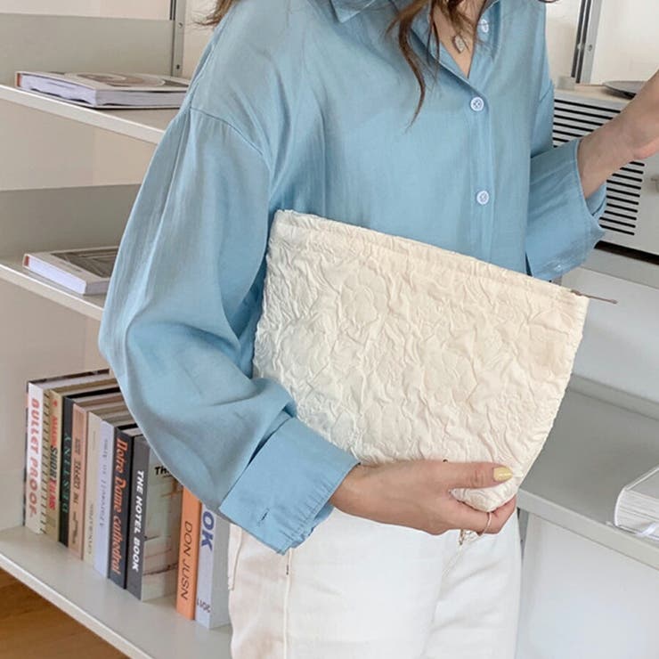 マルチポーチ くしゅくしゅ 立体感 | SLENDER | 詳細画像9 