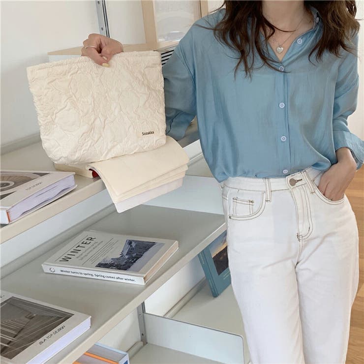 マルチポーチ くしゅくしゅ 立体感 | SLENDER | 詳細画像6 