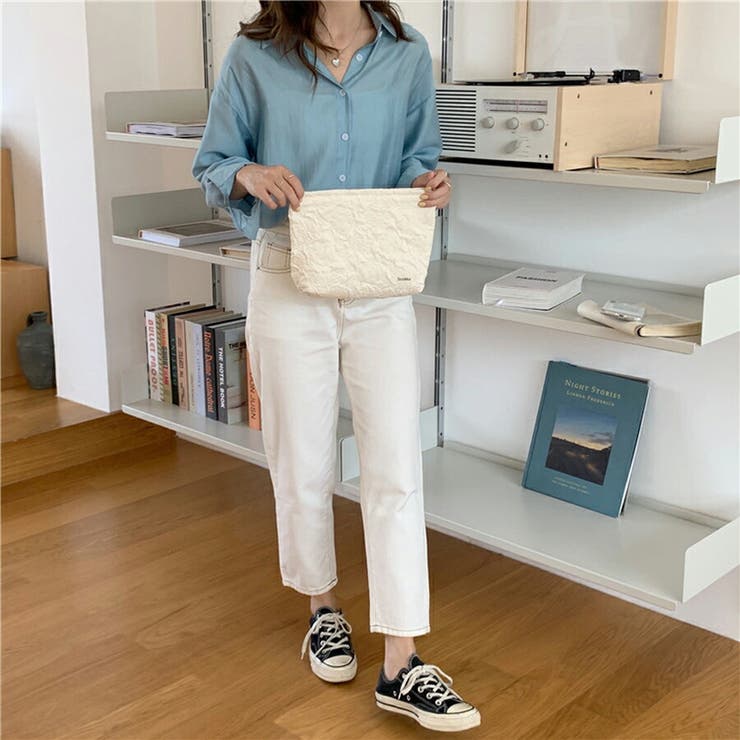 マルチポーチ くしゅくしゅ 立体感 | SLENDER | 詳細画像7 