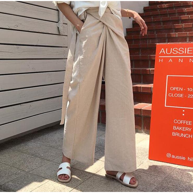 巻きパンツ ラップパンツ 結ぶ | SLENDER | 詳細画像7 