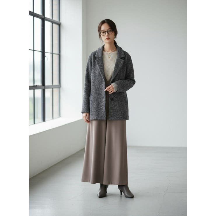 ワイドレッグ リラックス ジャンパーパンツ つなぎ サロペットオールインワン | On One's Own | 詳細画像9 