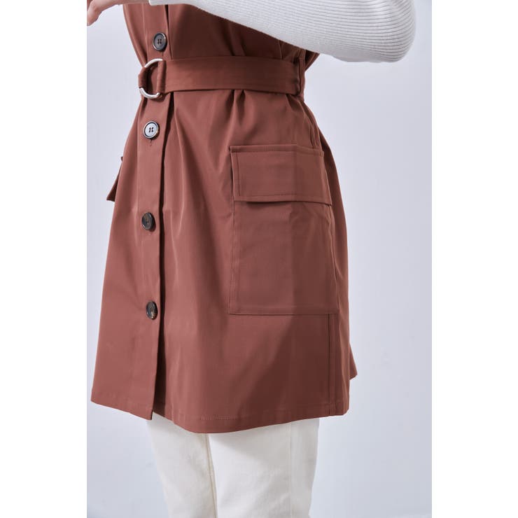 ビッグポケットワークマン風ミリタリーベスト | On One's Own | 詳細画像11 