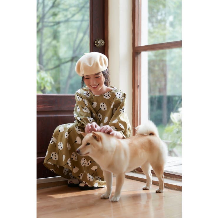 綿100％サッカー素材抽象花柄プリントセットアップ可トップススカート通気性 | On One's Own | 詳細画像15 