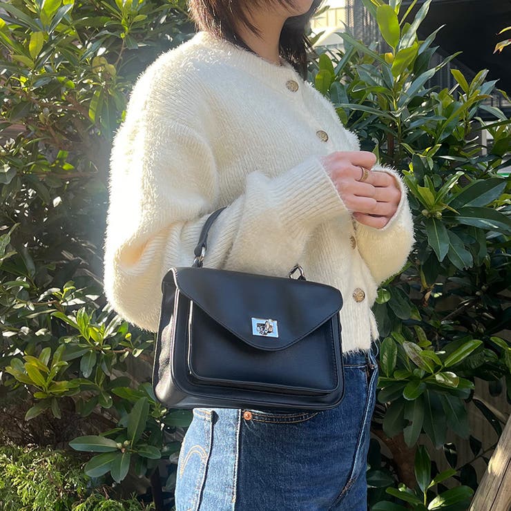 ブラック | 2wayフラップハンドバッグ/BA-253 | ORiental TRaffic