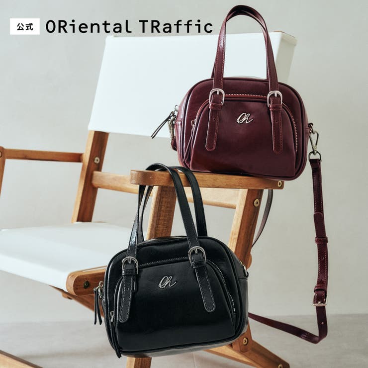 シルバーロゴモチーフボストンバッグ/BA-265 | ORiental TRaffic | 詳細画像1 