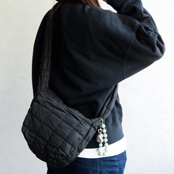 ブラック | 【WEB限定】キルティングナイロンショルダーバッグ/BA-272 | ORiental TRaffic