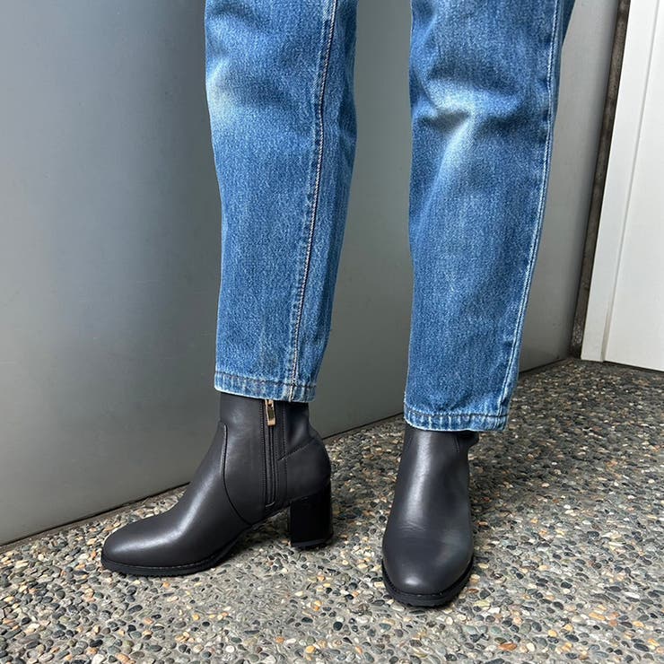 新色追加】チャンキーヒールミドルブーツ/31408[品番：ORTS0005909