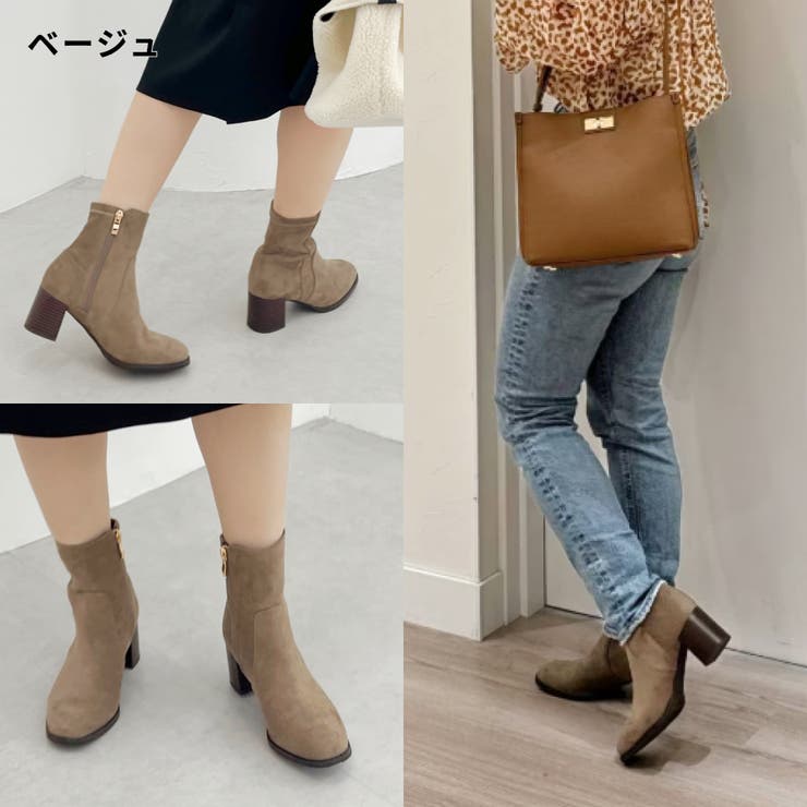 新色追加】チャンキーヒールミドルブーツ/31408[品番：ORTS0005909
