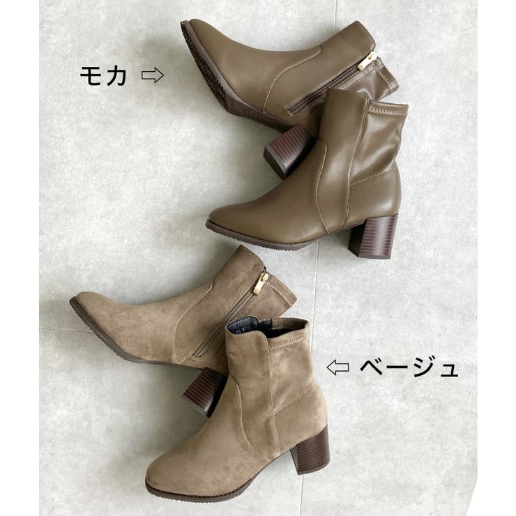 新色追加】チャンキーヒールミドルブーツ/31408[品番：ORTS0005909