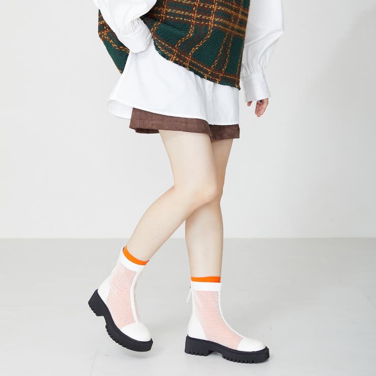 メッシュ切替ブーツ