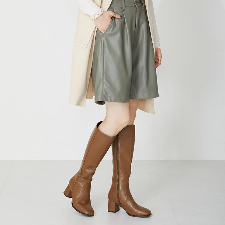 リピーター続出！スクエアトゥヒールロングブーツ/31503 | ORiental TRaffic | 詳細画像16 