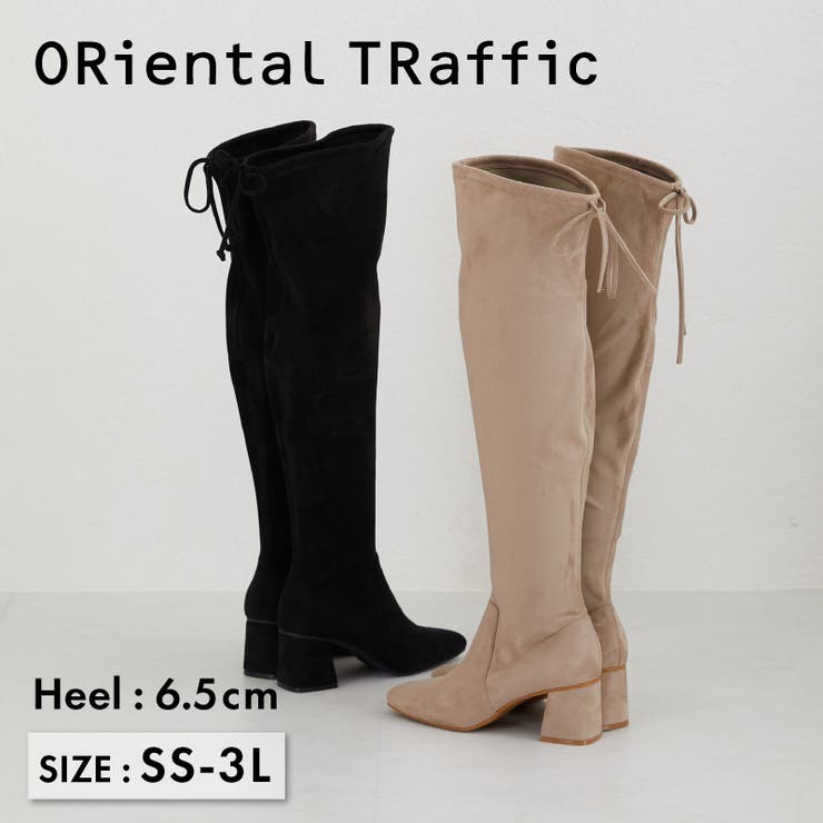 《オリエンタルトラフィック》ニーハイヒールロングブーツ | ORiental TRaffic | 詳細画像1 