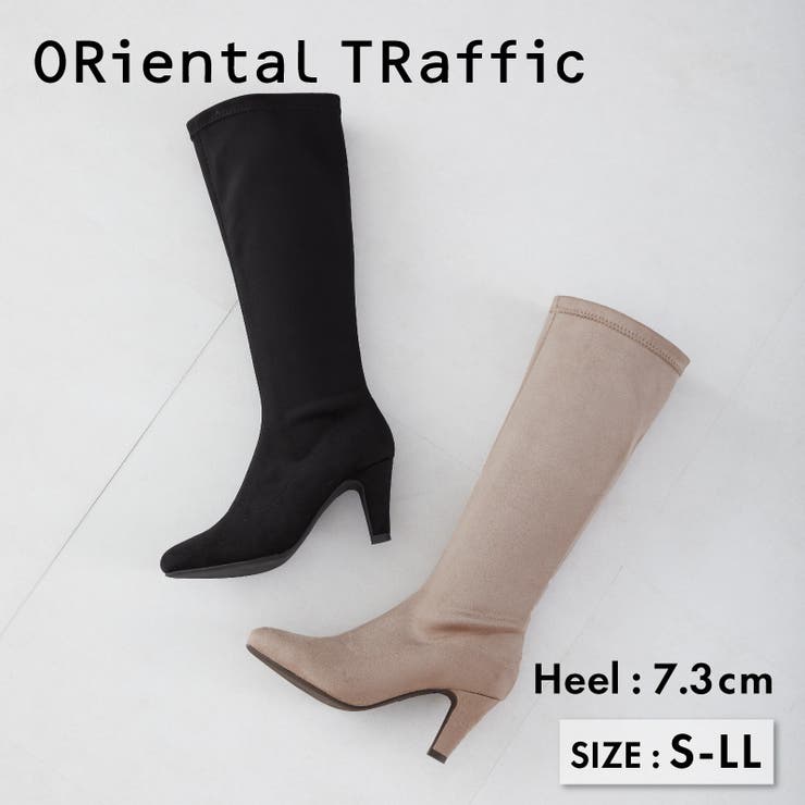 《オリエンタルトラフィック》アーモンドトゥロングブーツ/31507 | ORiental TRaffic | 詳細画像1 