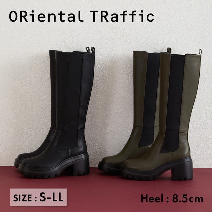 オリエンタルトラフィック》厚底サイドゴアロングブーツ/31512[品番 オリエンタルトラフィック》厚底サイドゴアロングブーツ/31512[品番