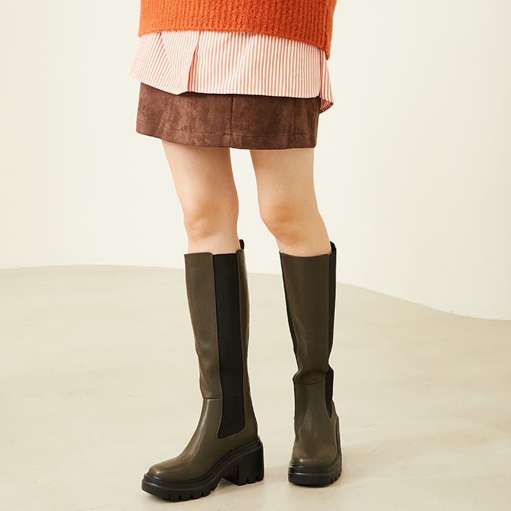 《オリエンタルトラフィック》厚底サイドゴアロングブーツ/31512 | ORiental TRaffic | 詳細画像9 